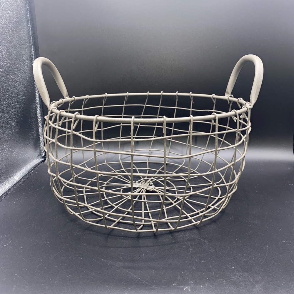 Large vintage egg basket